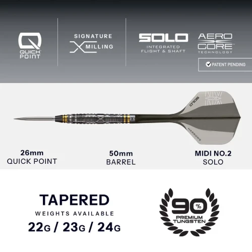 Picture of Harrows NX Luxe 90% QP Steeltip Darts