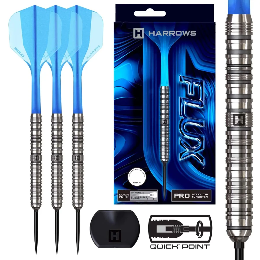 Picture of Harrows Flux Pro Tungsten QP Steeltip Darts